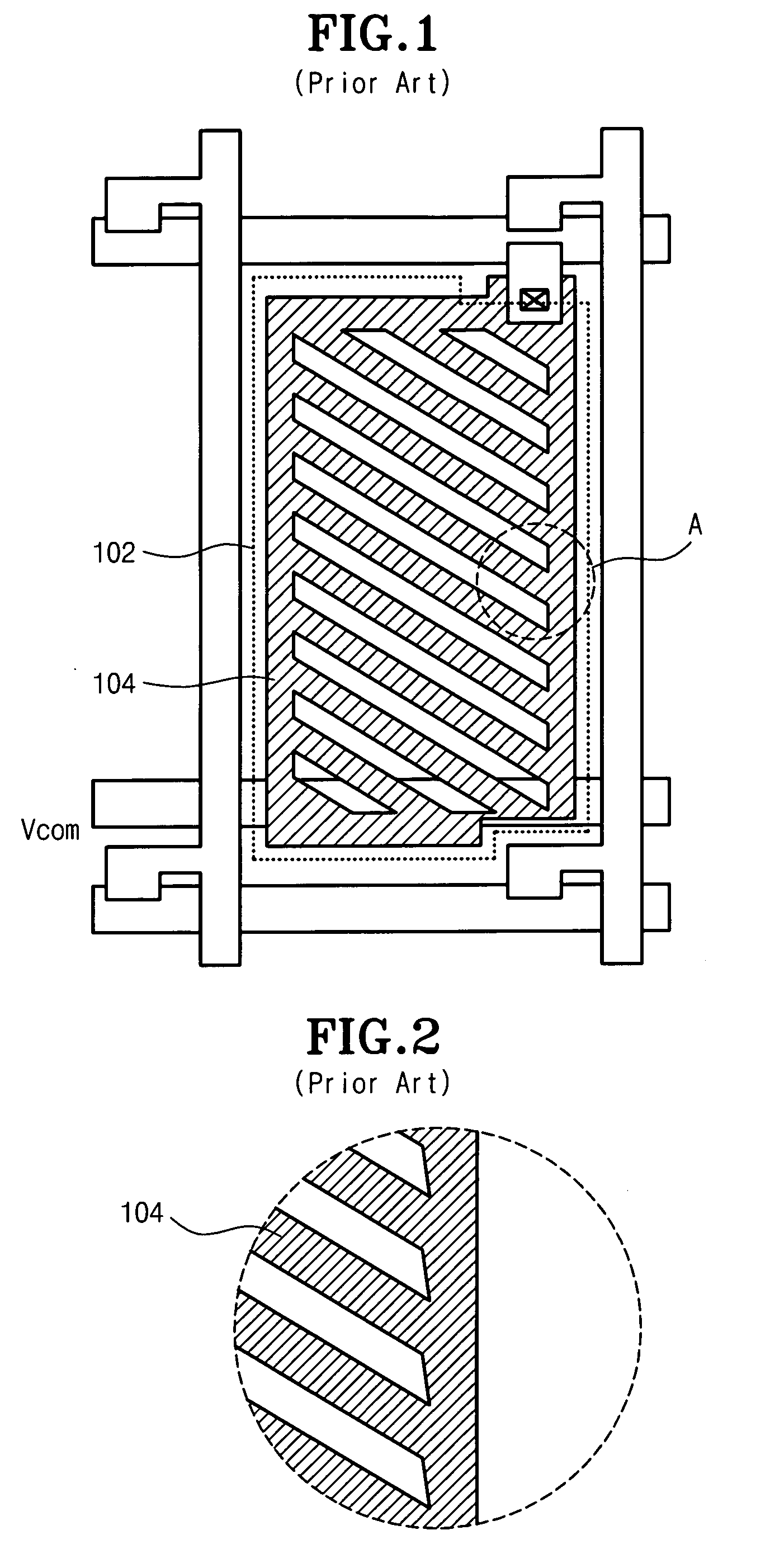 Fringe field switching liquid crystal display having sawtooth edges on the common and pixel electrodes and on the conductive black matrix