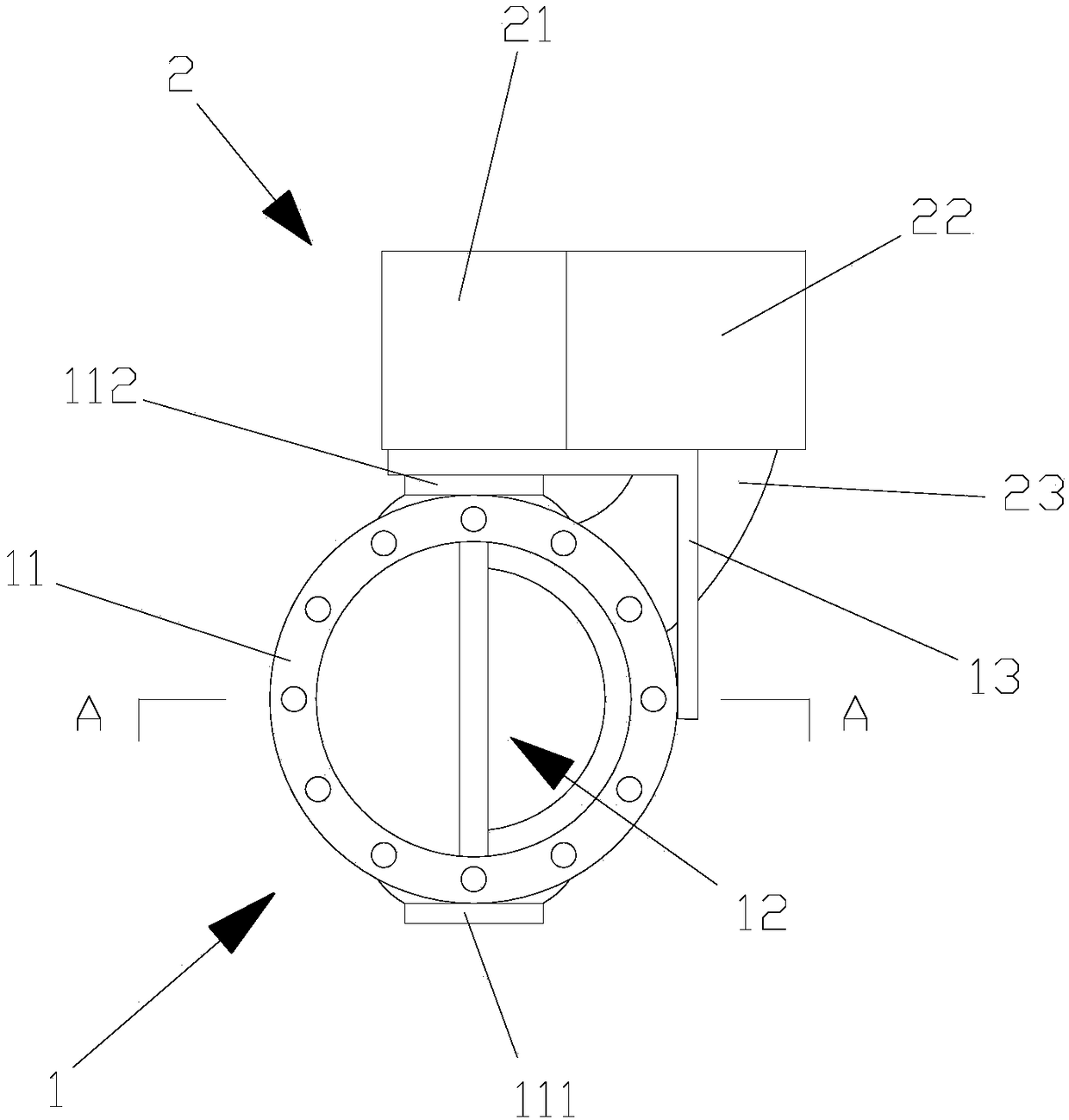 Non-leakage intelligent electric butterfly check valve