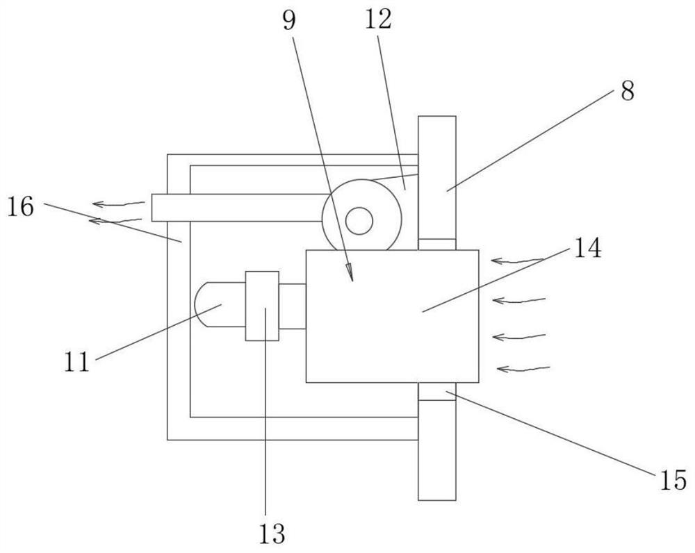 Centralized monitoring display video processor with convenient disassembly function