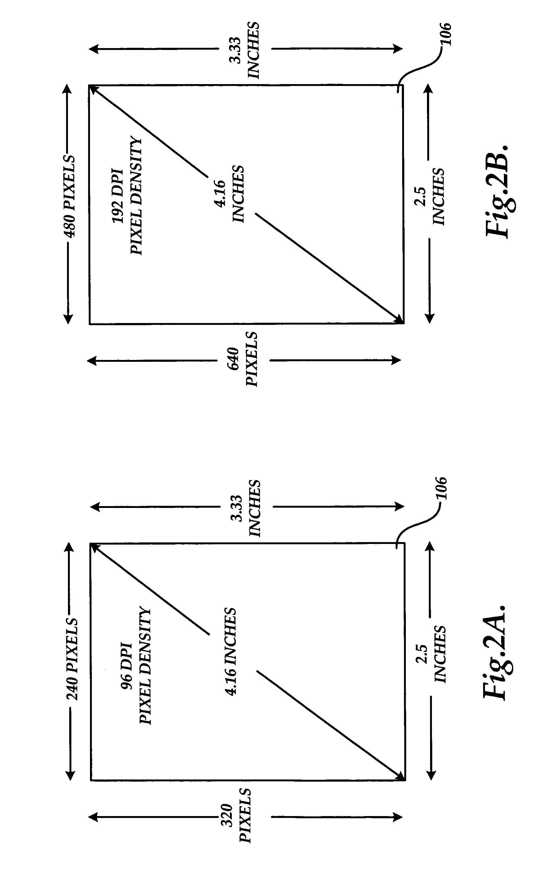 Method and apparatus for enabling application program compatibility with display devices having improved pixel density