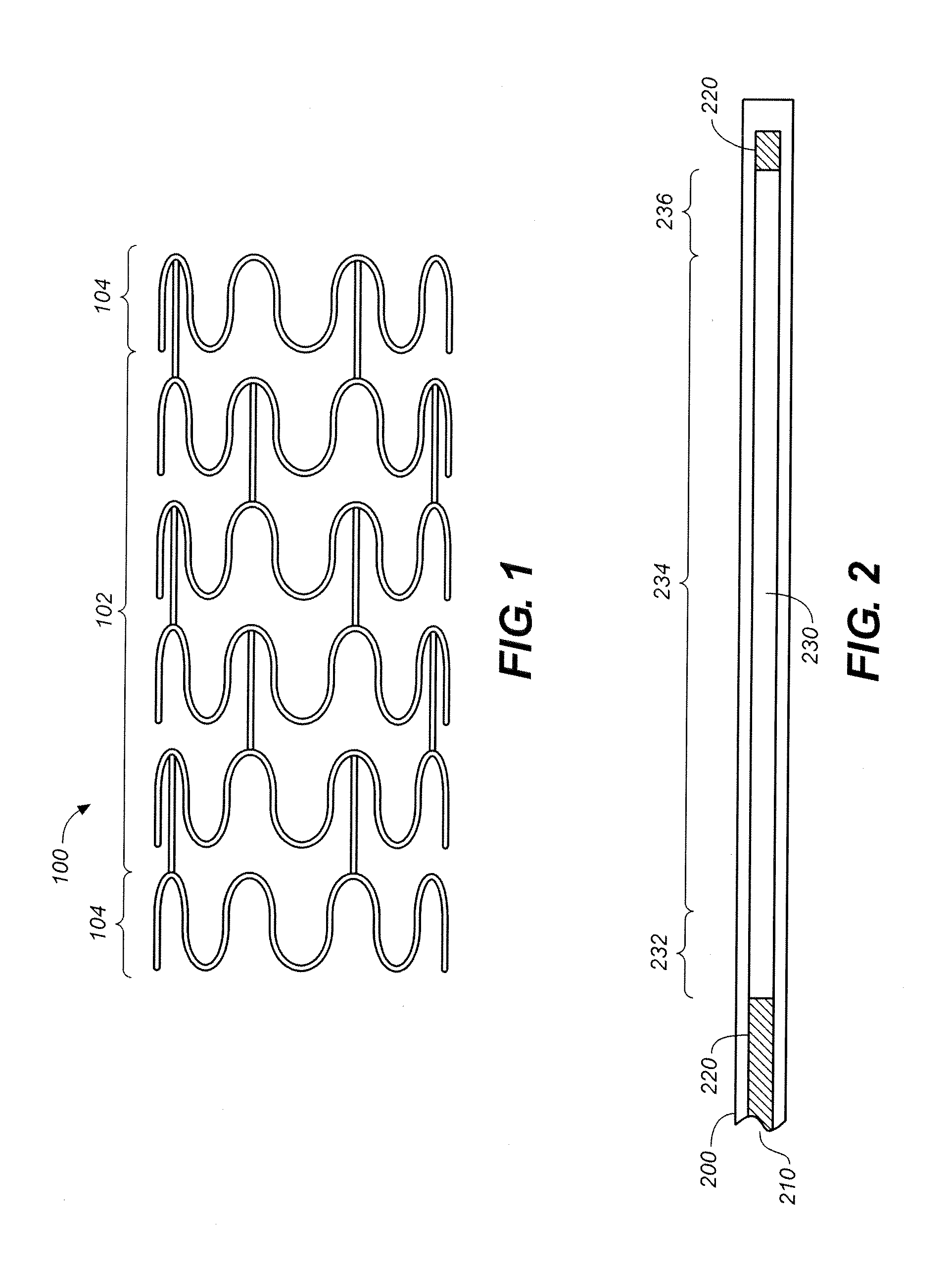 Radiation or drug delivery source with activity gradient to minimize edge effects