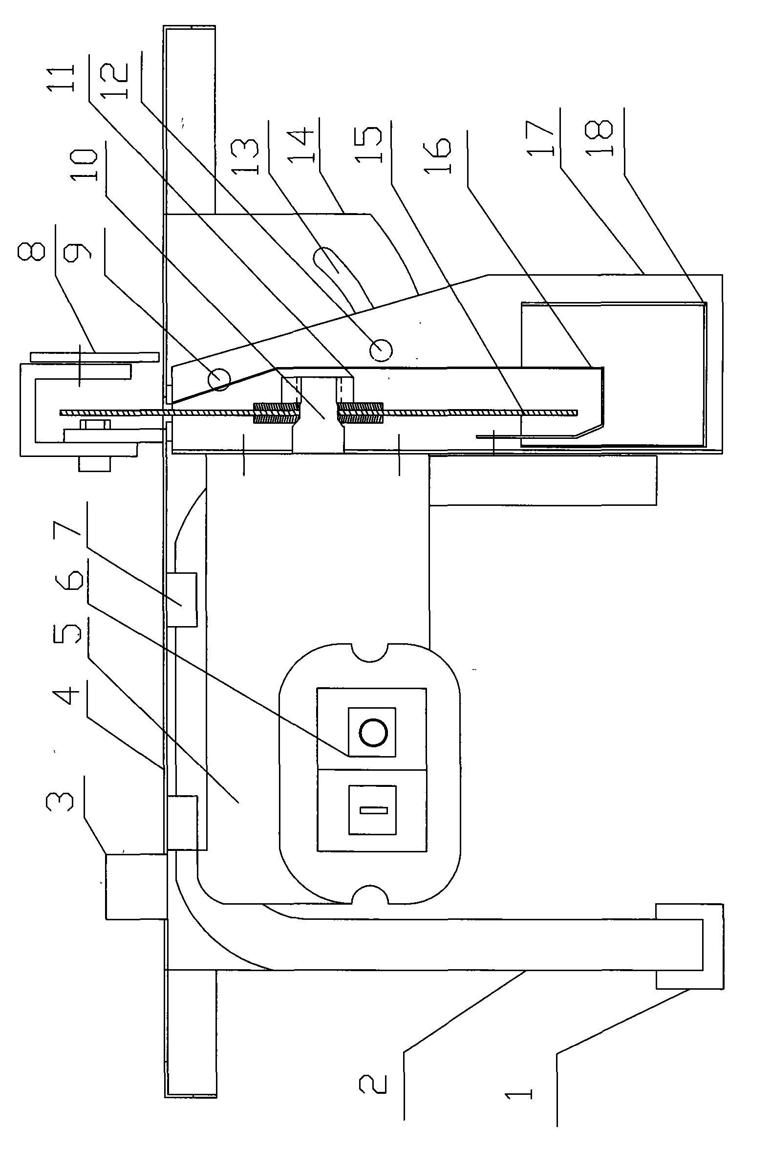 Ceramic tile cutting machine