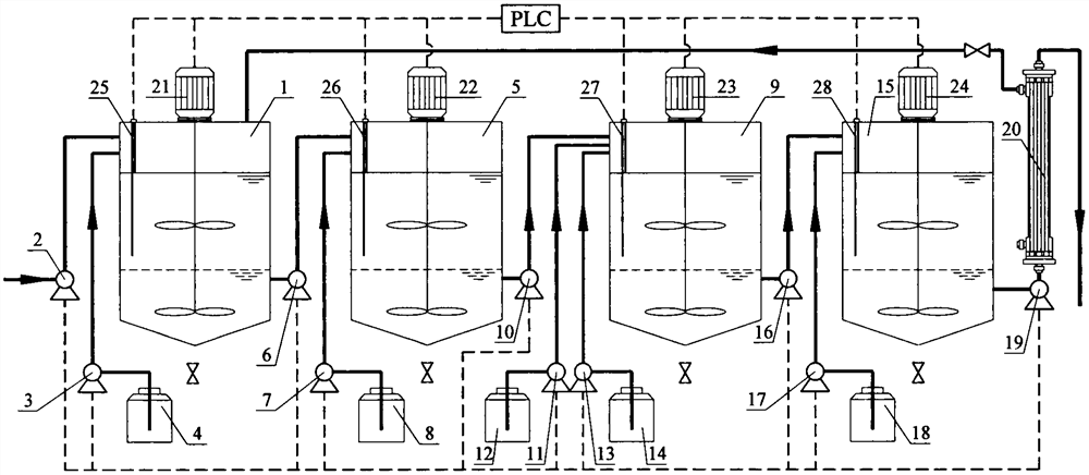 System for treating cobalt-60 wastewater through two-stage induced crystallization and ultrafiltration