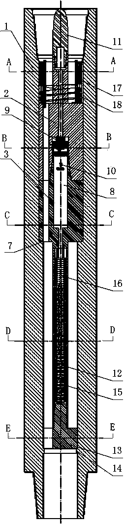 MWD (monitoring while drilling) device and method for vibration of down-hole drill string