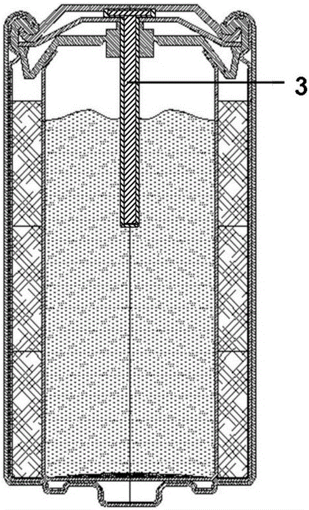 Battery current collector and preparation method as well as alkaline zinc-manganese battery