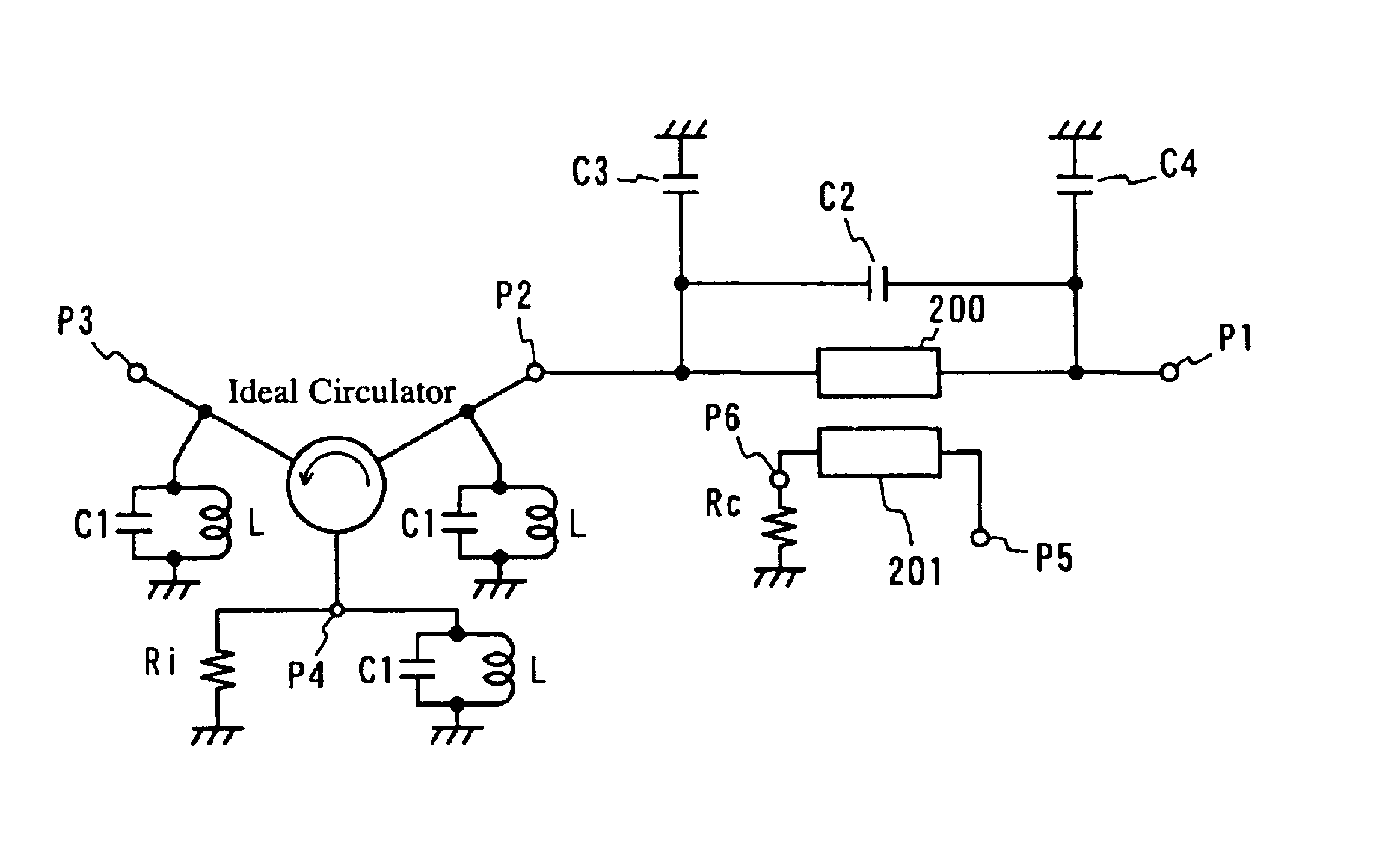 Irreversible circuit module including a directional coupler