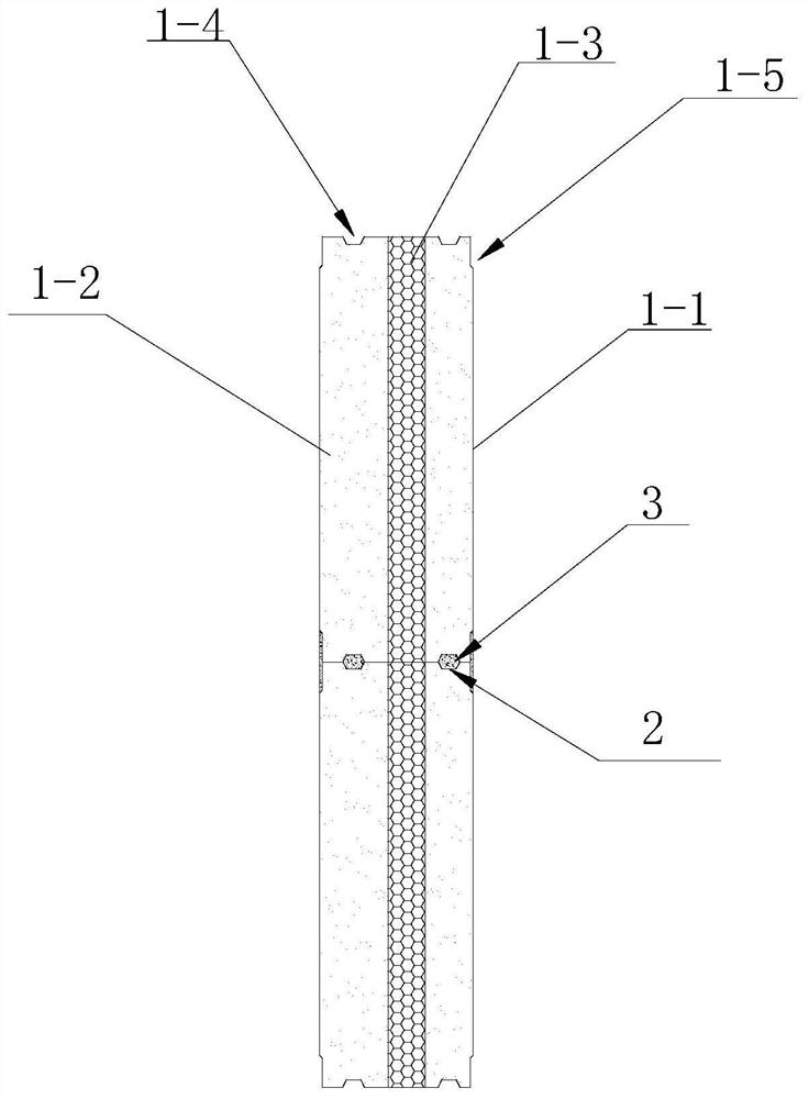 Fabricated outer wall based on lightweight outer wall enclosure plates