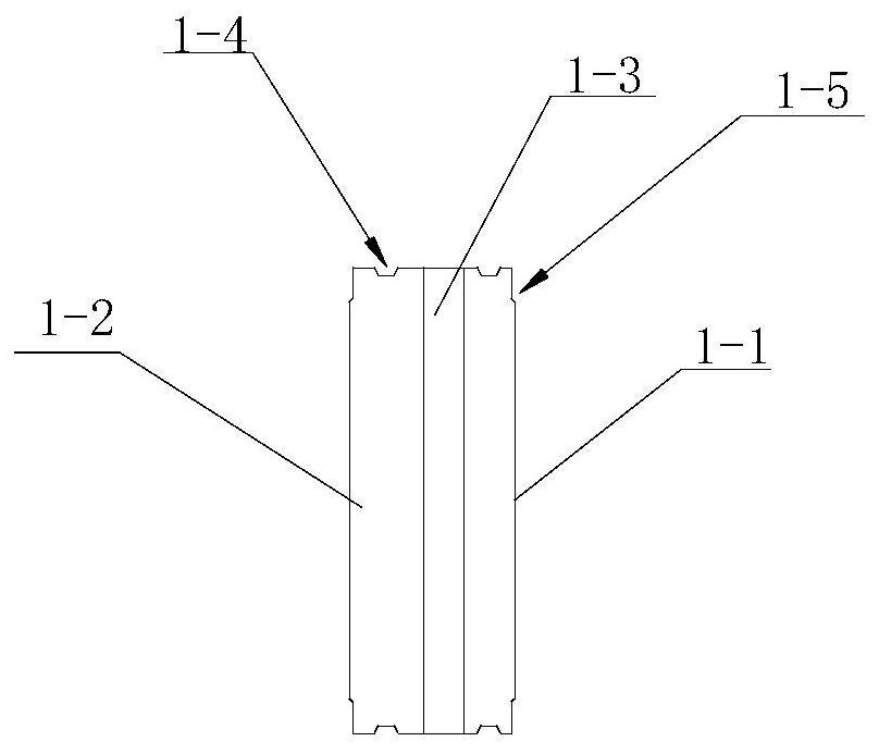 Fabricated outer wall based on lightweight outer wall enclosure plates