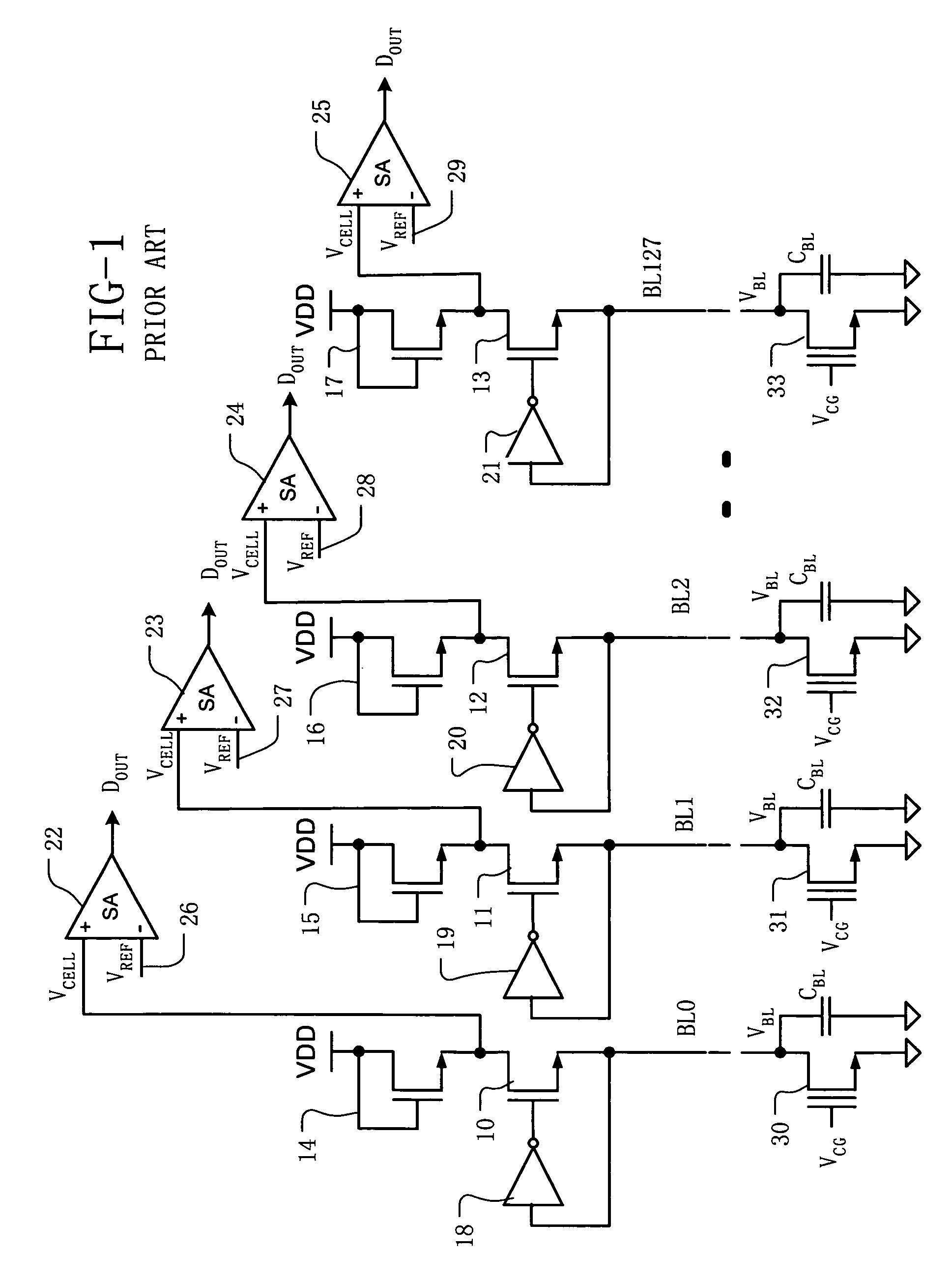 Memory array with low power bit line precharge