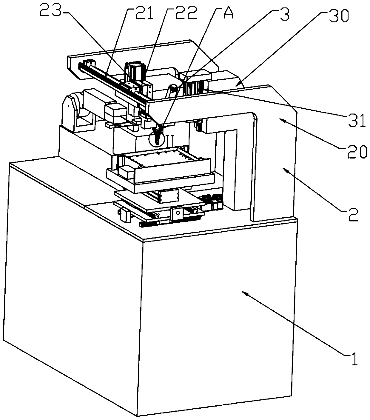Bonding machine lead mechanism and working method