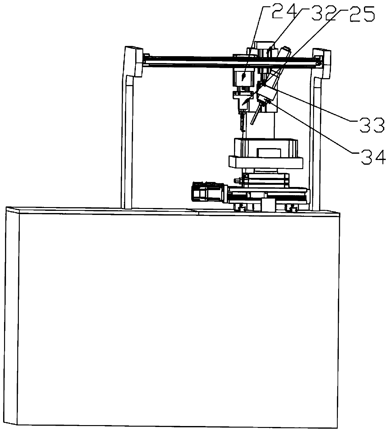 Bonding machine lead mechanism and working method