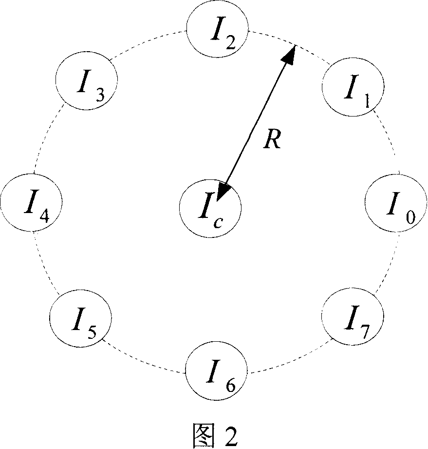 Method for recognizing iris with matched characteristic and graph based on partial bianry mode