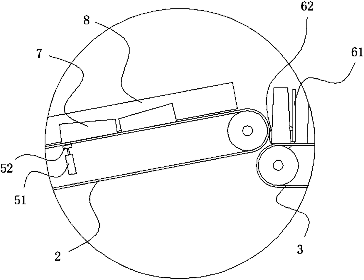 Bulk bobbin yarn arranging device