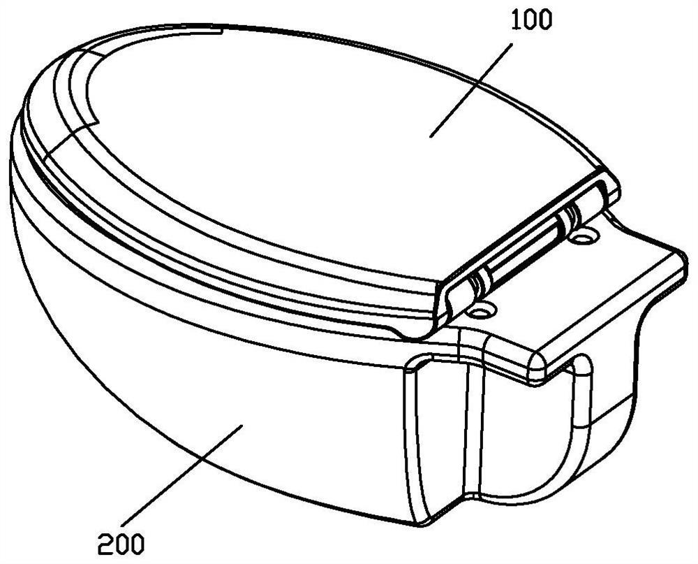 Toilet lid assembly and toilet