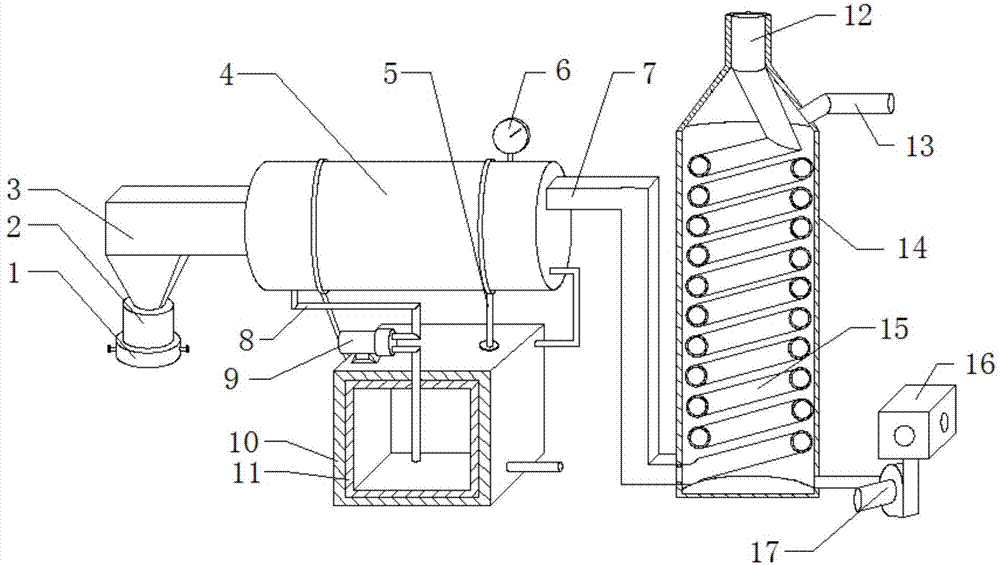 Coal-fired boiler exhaust gas waste heat utilizing device