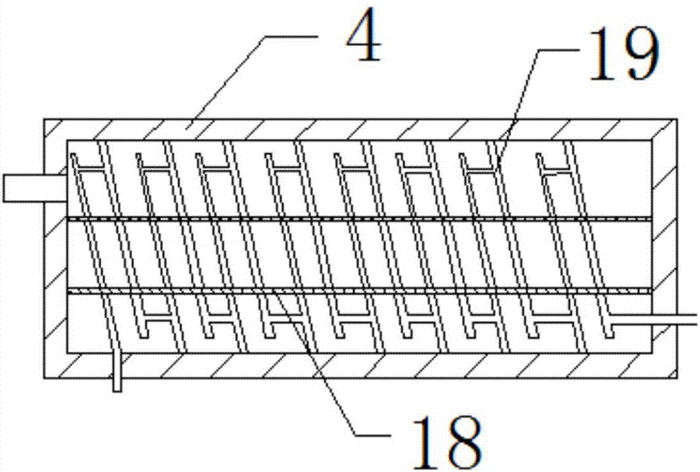 Coal-fired boiler exhaust gas waste heat utilizing device