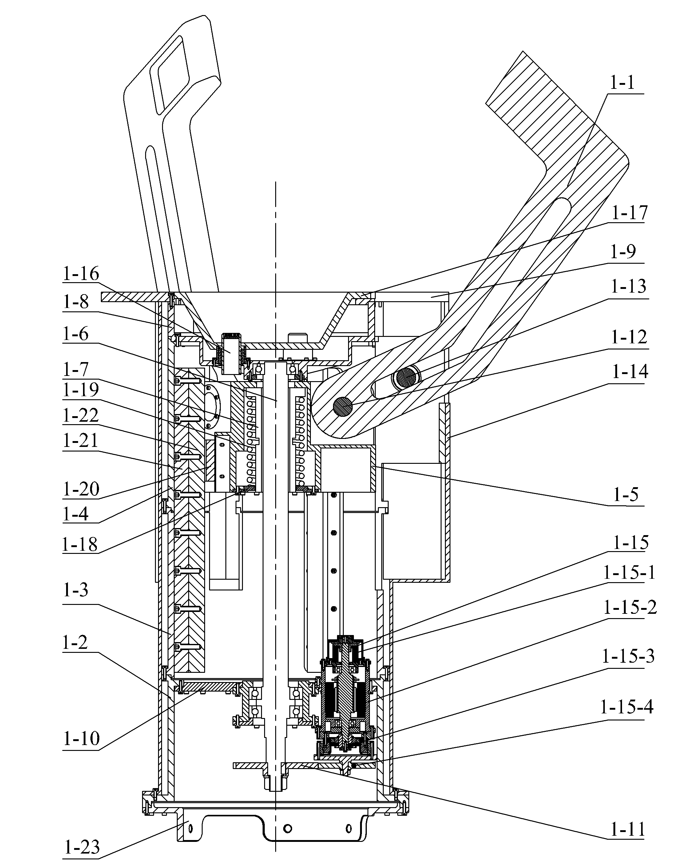 Large-tolerance docking acquisition device focused on space large mechanical arm and rendezvous and docking
