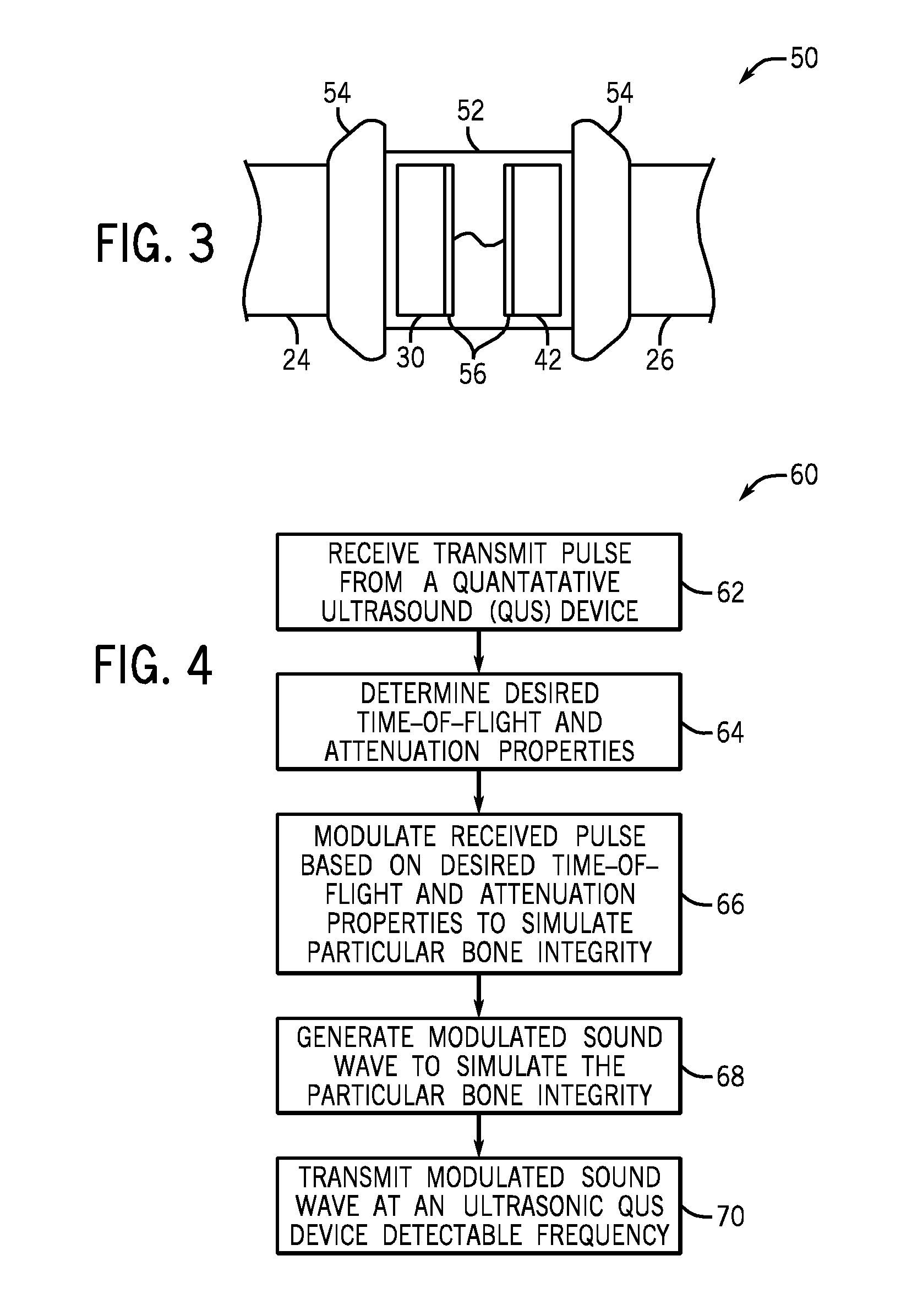 Electronic phantom and method for electronically controlling a phantom for a quantitative ultrasound device