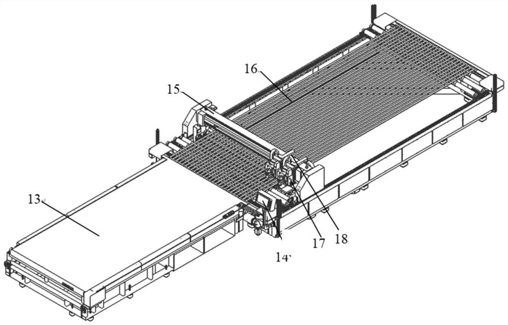 Electric control system of full-automatic double-head quilting machine