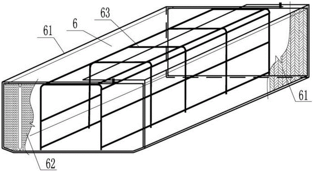 Fabricated stressed island reinforced concrete cavity floor system