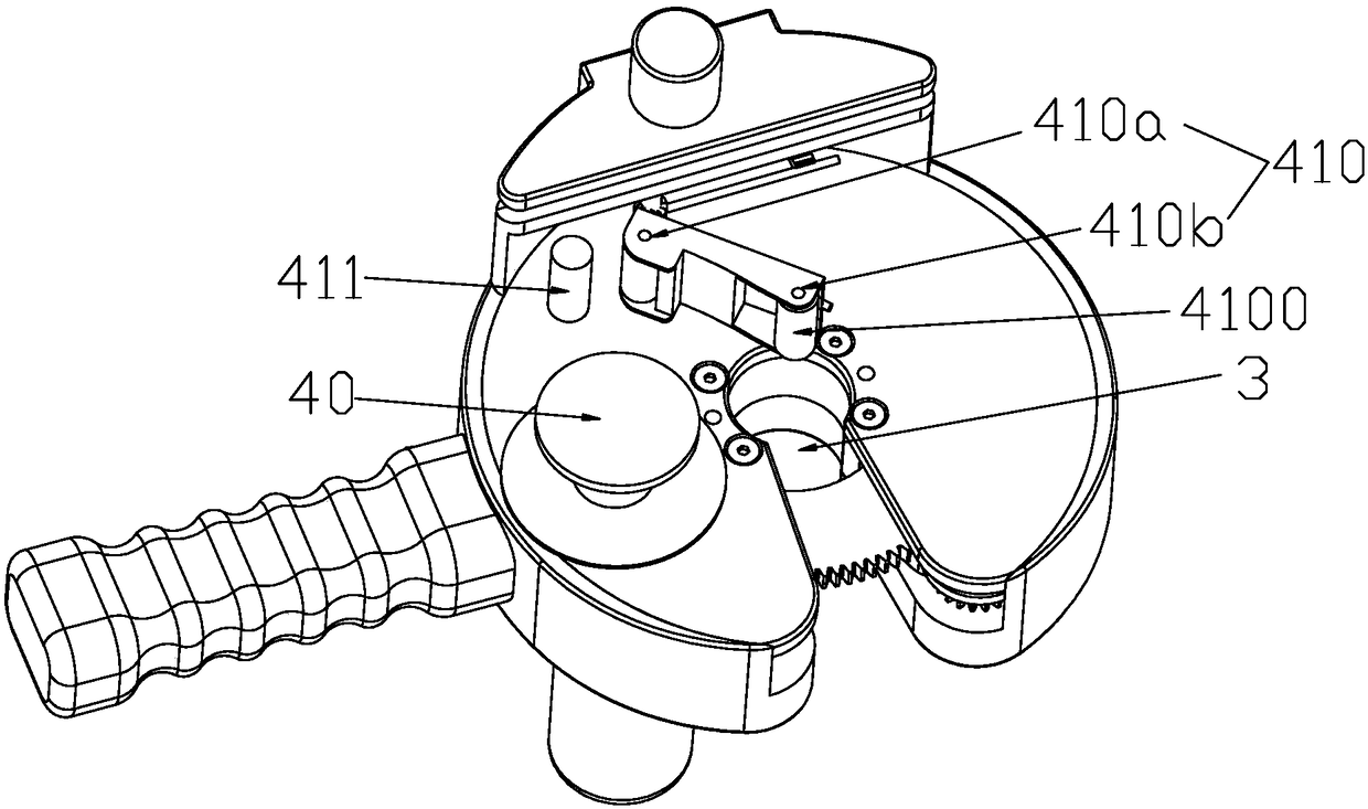 Portable automatic adhesive tape winding device