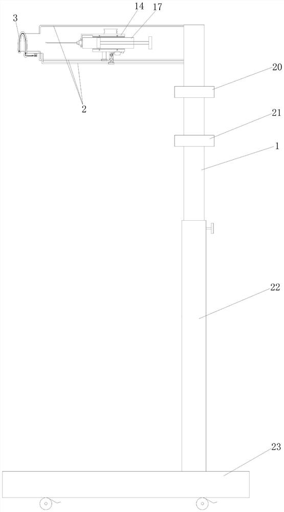 Puncture positioning device for department of cardiology