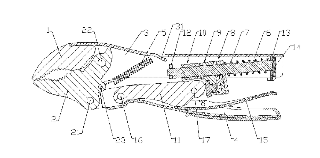 Locking pliers