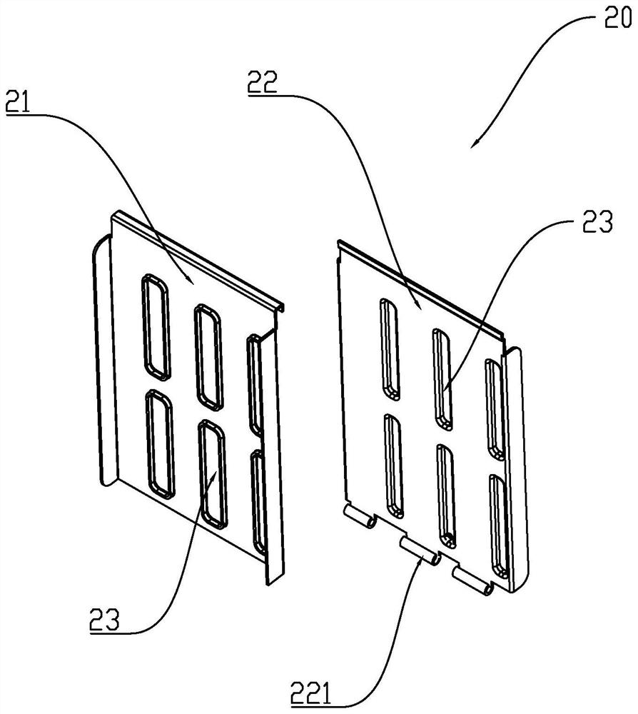 Structure convenient for replacing hard disk back plate and hard disk back plate replacing method