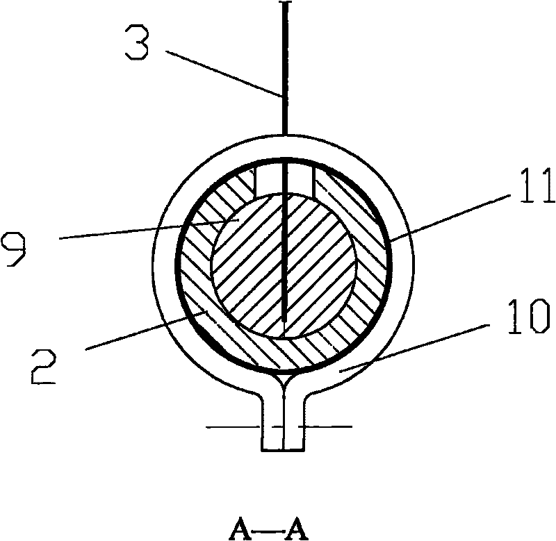 Device for eliminating flying lateral force of aircraft at high angle of attack