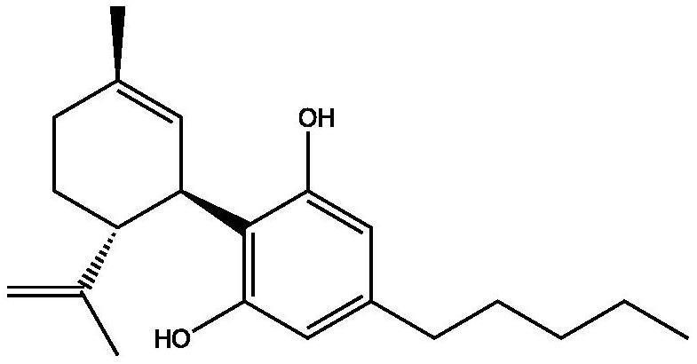 A kind of cannabidiol-3-sulfonic acid and its preparation method and application, cannabidiol derivative