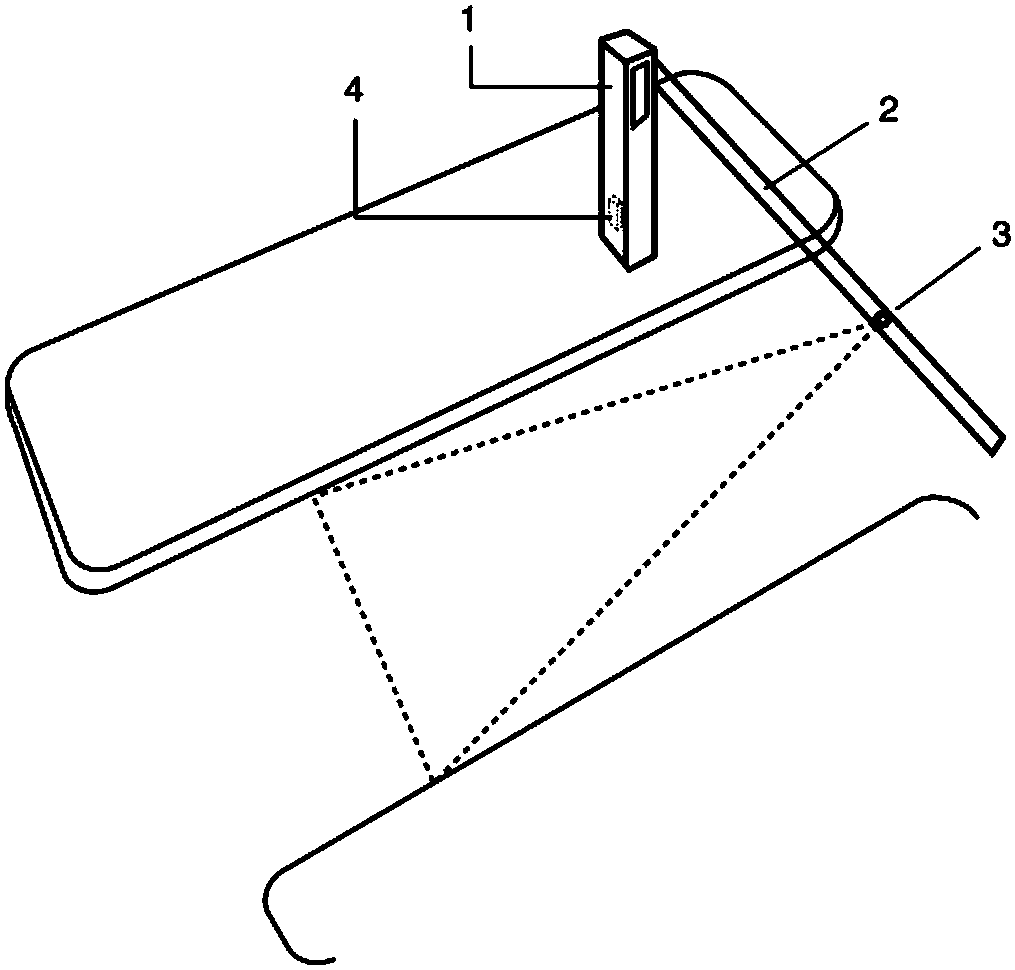 Vehicle license-plate identification device