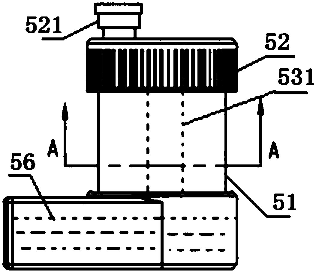Automatic subcultivation turning device for biphase blood culture bottles