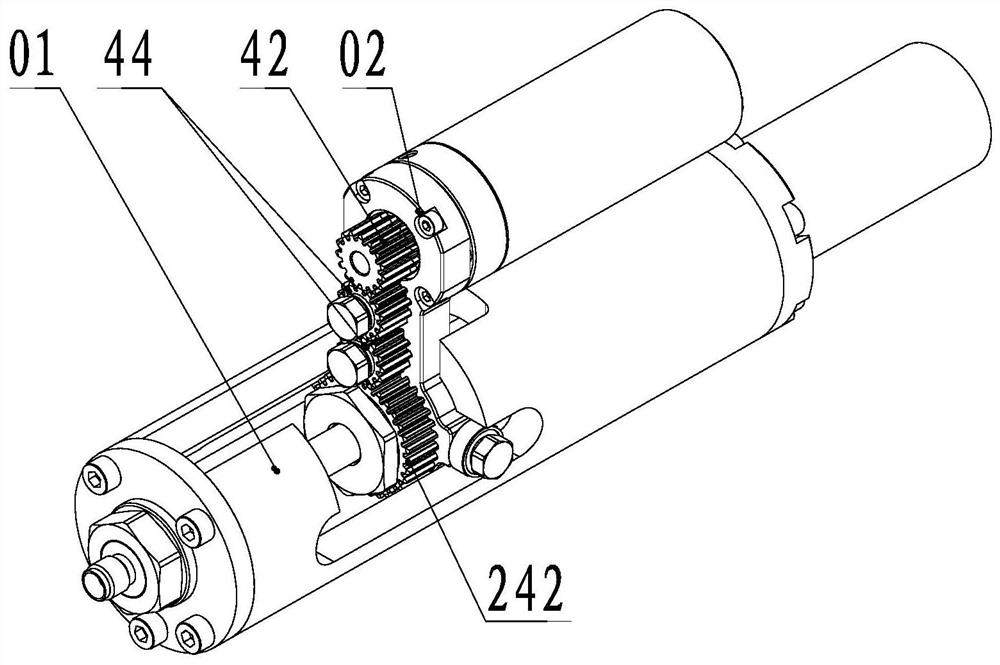 Single-piston type dynamic friction pressure boosting and regulating device