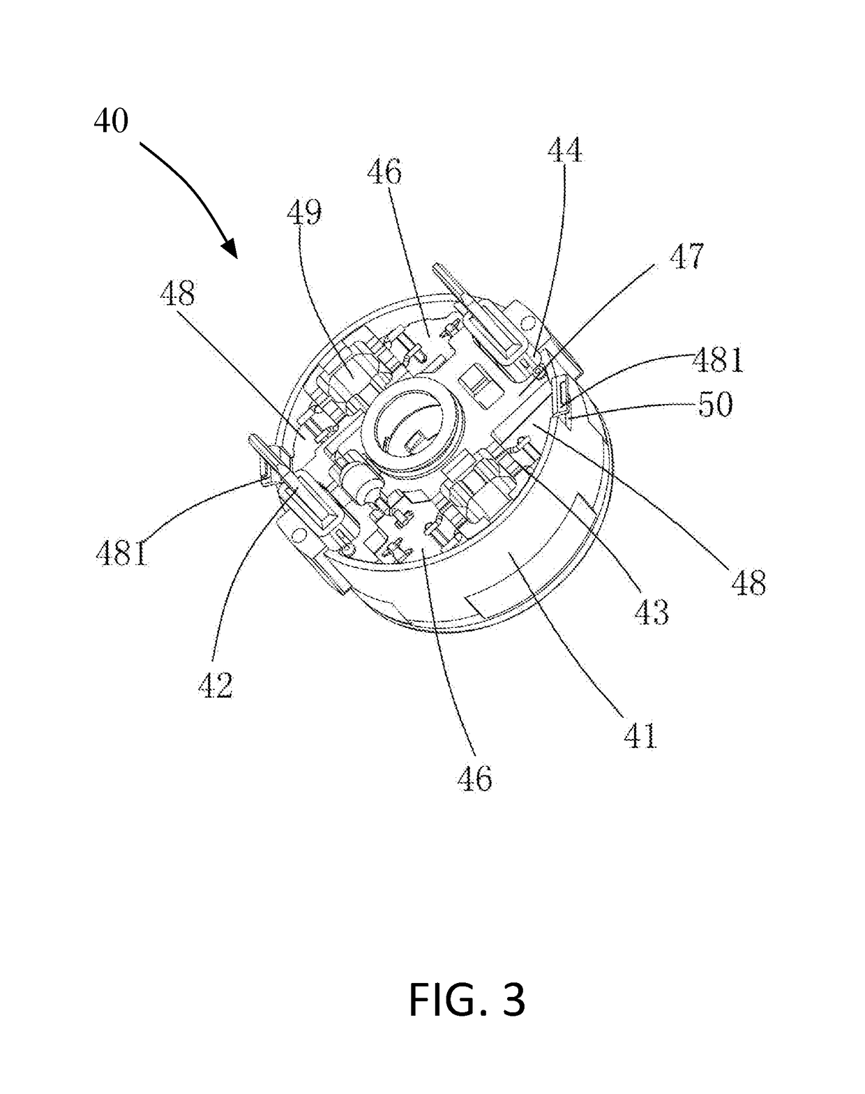 Motor, end cap and manufacturing method thereof