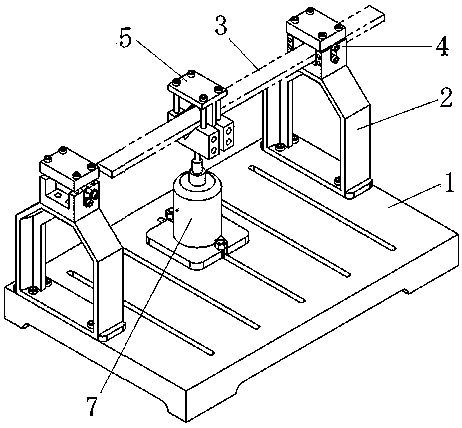 Loading device used for lateral-torsional vibration fatigue experiment and method thereof
