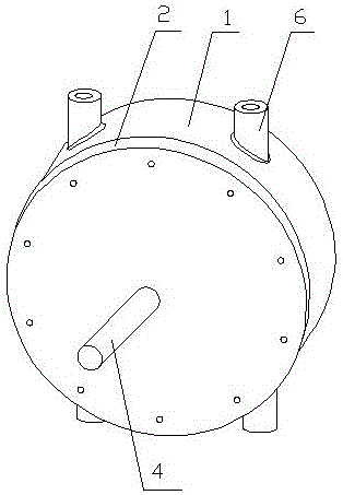 Hydraulic motor with chain type rotor