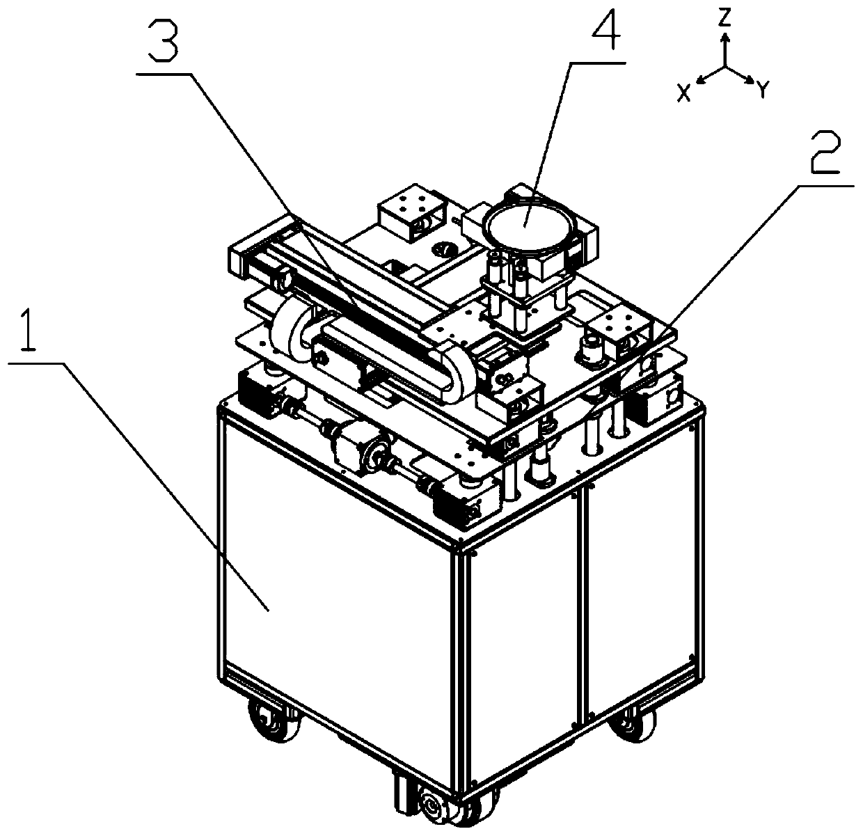 Ceiling grinding robot