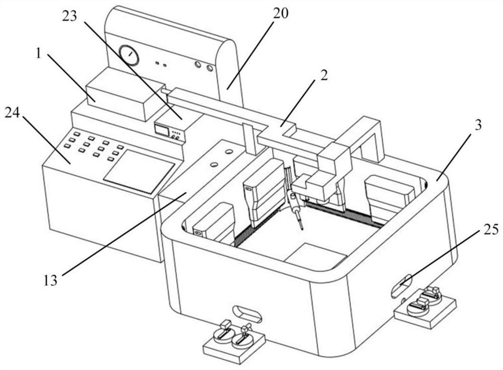 A bubble observation and elimination device and method for laser underwater processing