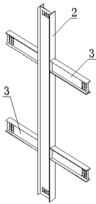 Steel structure combined column system and connecting method thereof