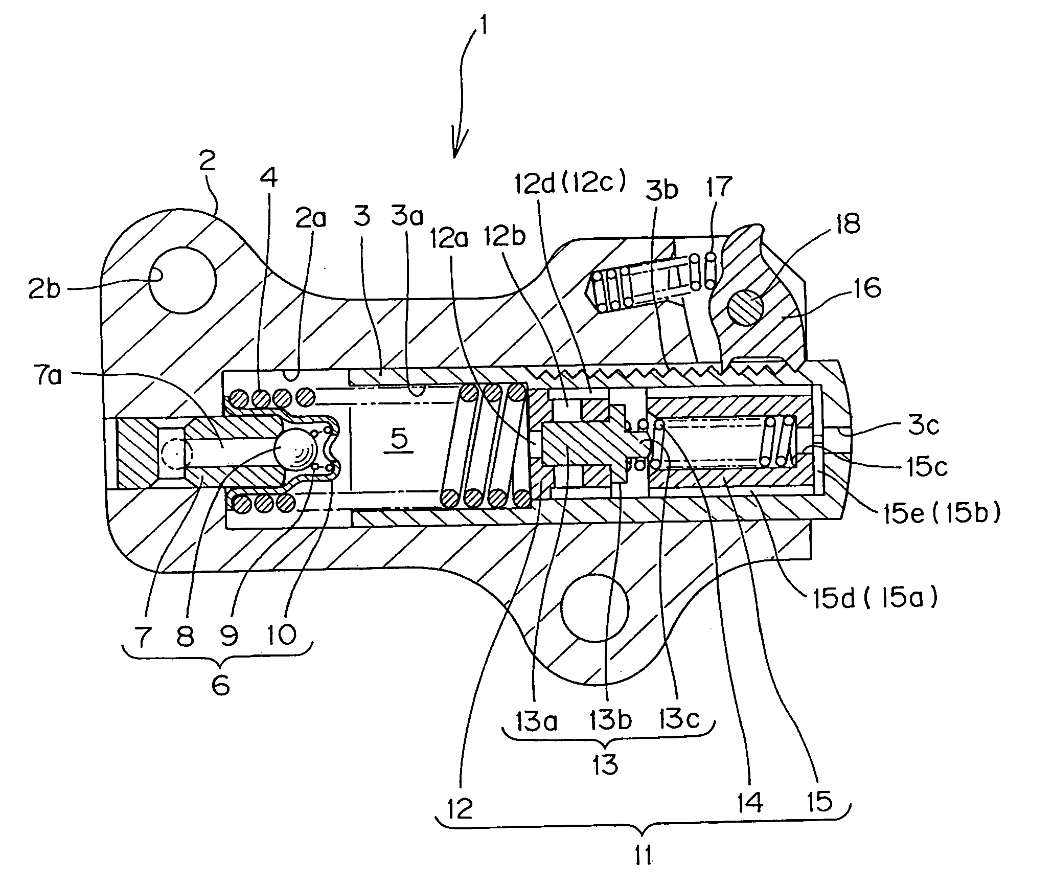 Hydraulic tensioner with improved relief valve