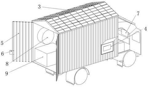 Intelligent electrolyzed water spraying vehicle