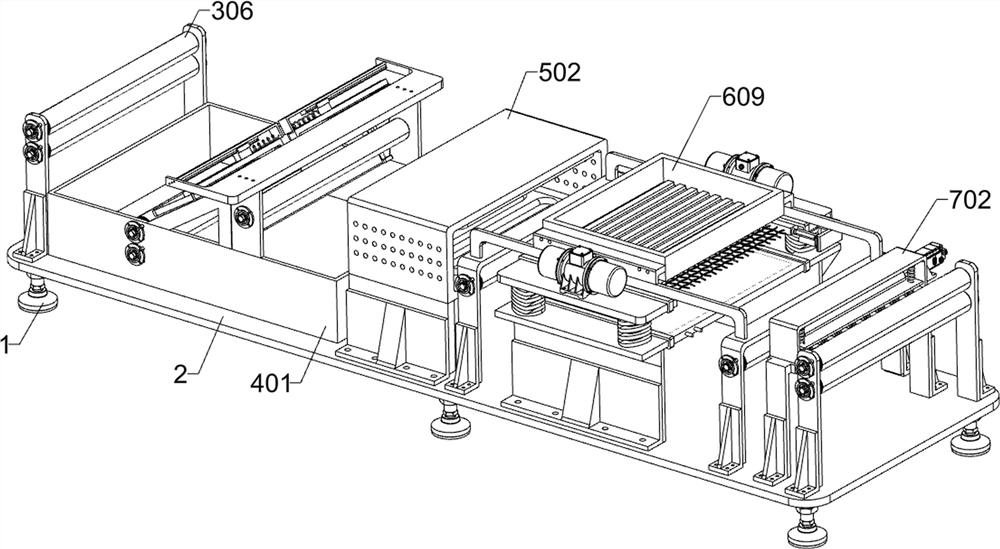 Preparation device for silicon-based film negative plate of lithium battery