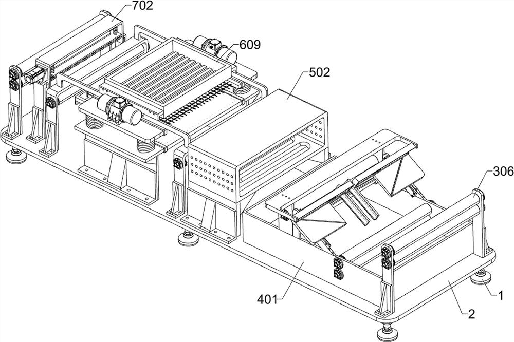 Preparation device for silicon-based film negative plate of lithium battery