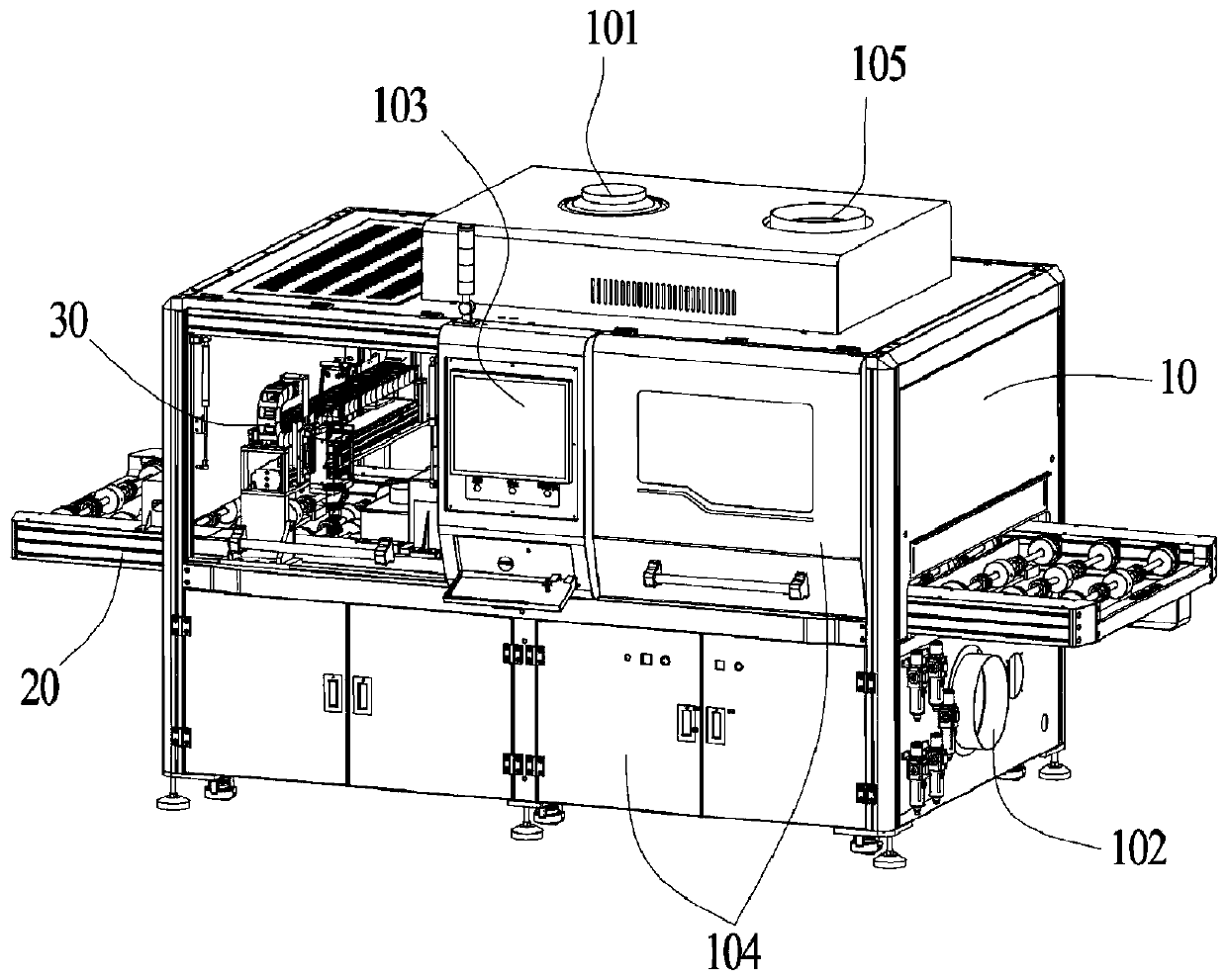 Glass coating spraying equipment