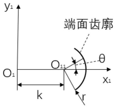 Non-sliding parallel shaft line gear mechanism with separable center distance