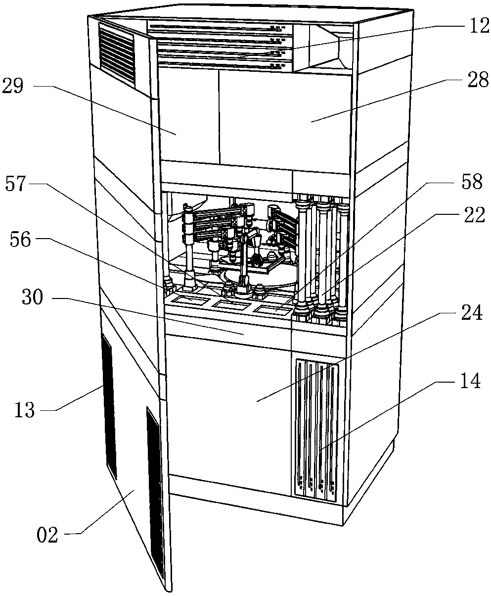 Unmanned intelligent pancake vending machine