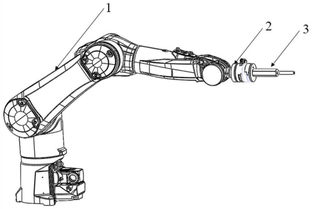 Moment feedforward-based mechanical arm dragging hybrid control method for neurosurgery department