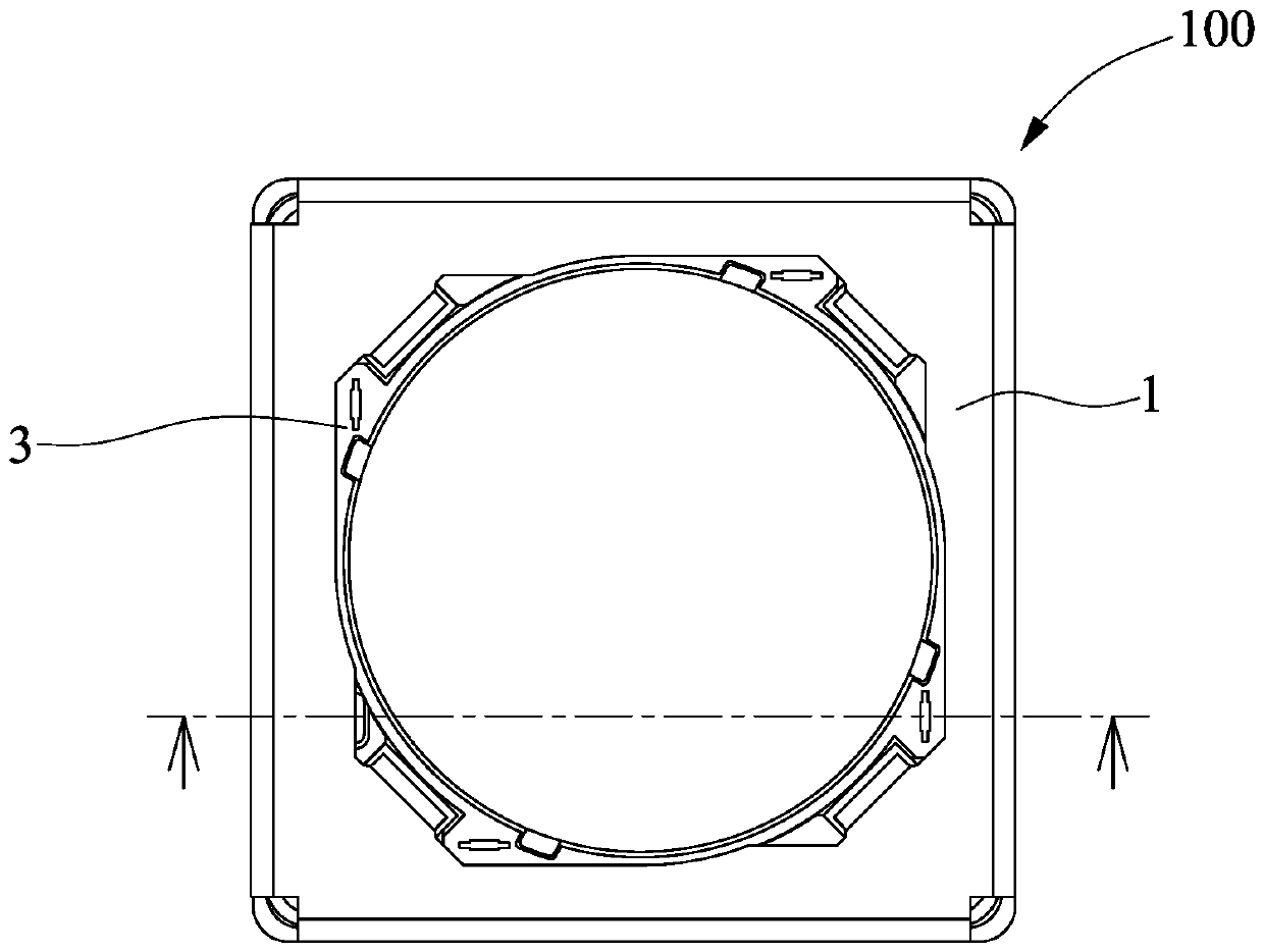 Structure for sensing motion track of voice coil motor