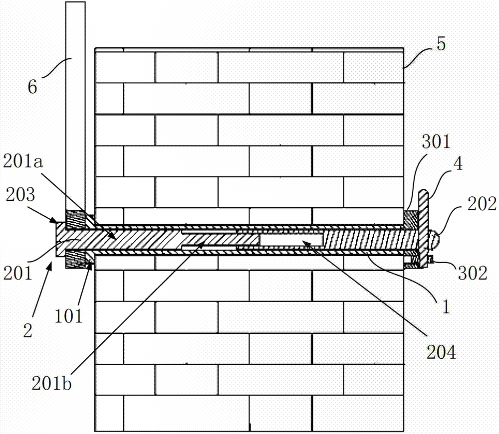 Window guardrail mounting mechanism