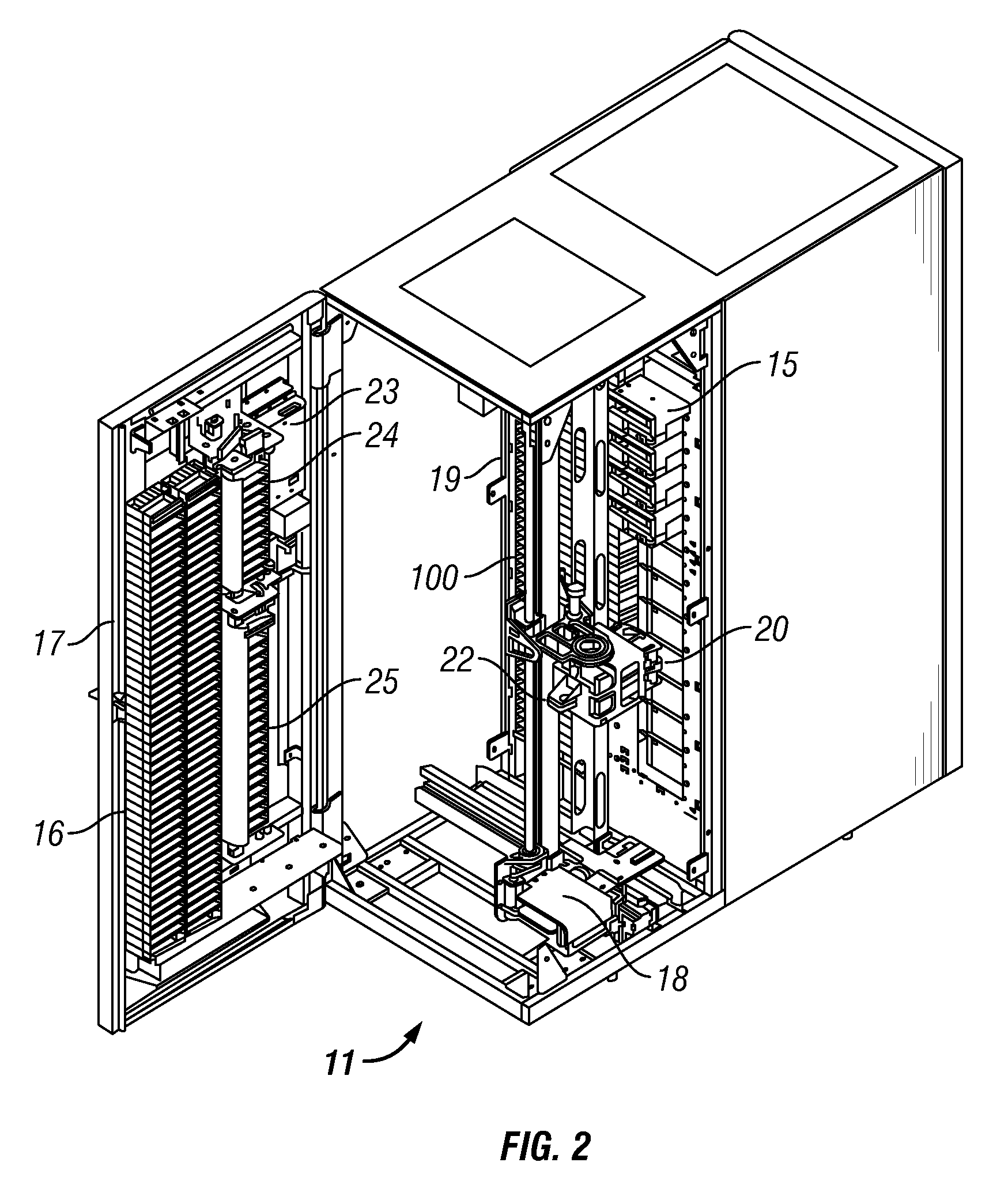 Depth spreading placement of data storage cartridges in multi-cartridge deep slot cells of an automated data storage library